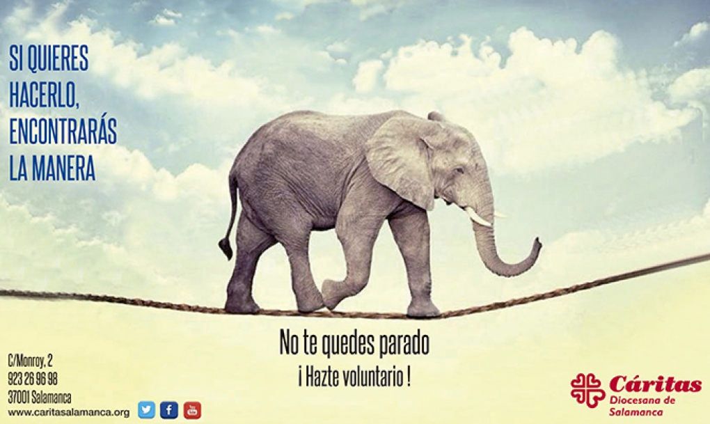 Cáritas pone en marcha una nueva campaña de voluntariado