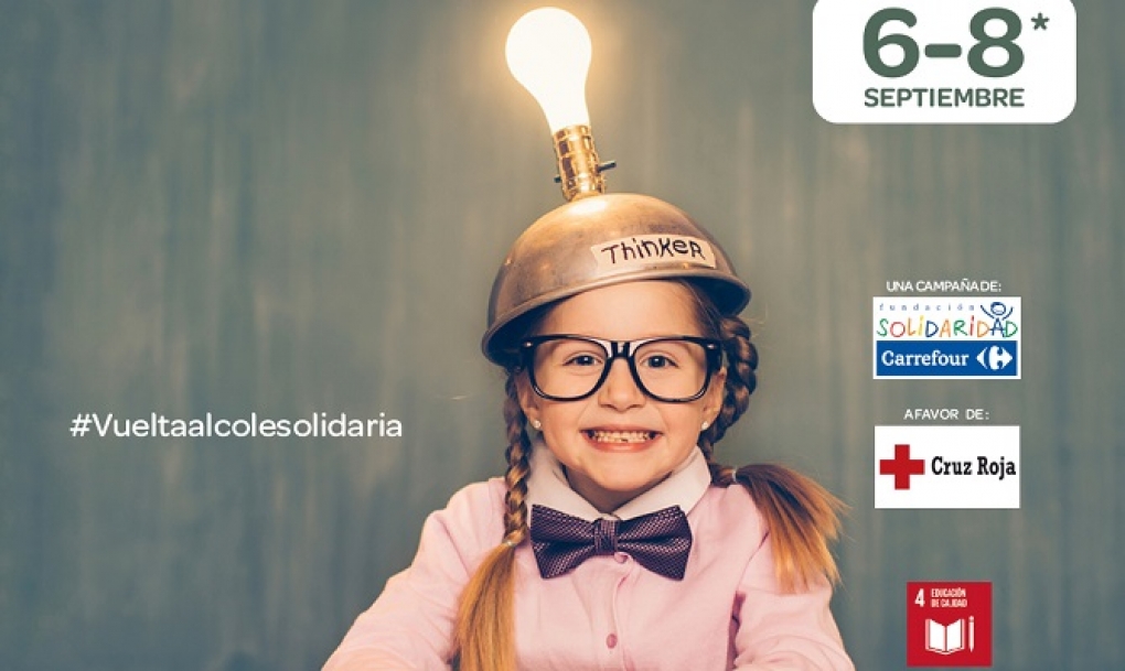 ‘Vuelta al Cole Solidaria’ para miles de familias españolas en emergencia social