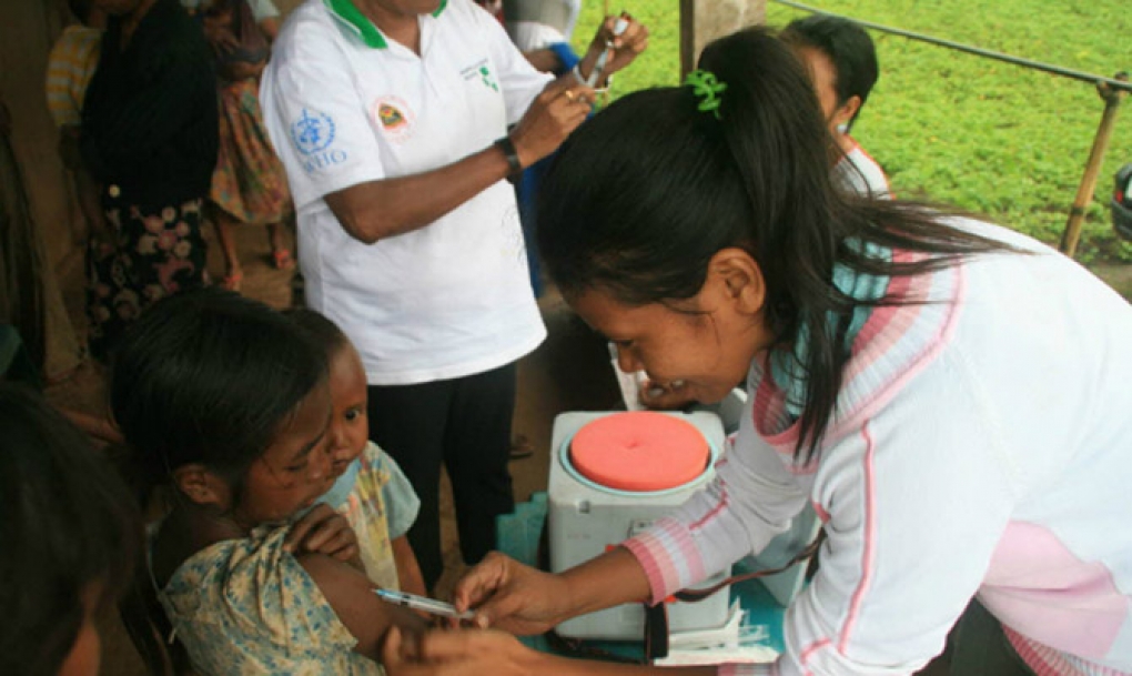 20 millones de niños no reciben vacunas vitales contra el sarampión o el tétanos