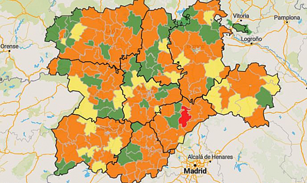 Castilla y León añade otros 507 casos de coronavirus a su balance de contagios y registra cinco muertes más por COVID-19
