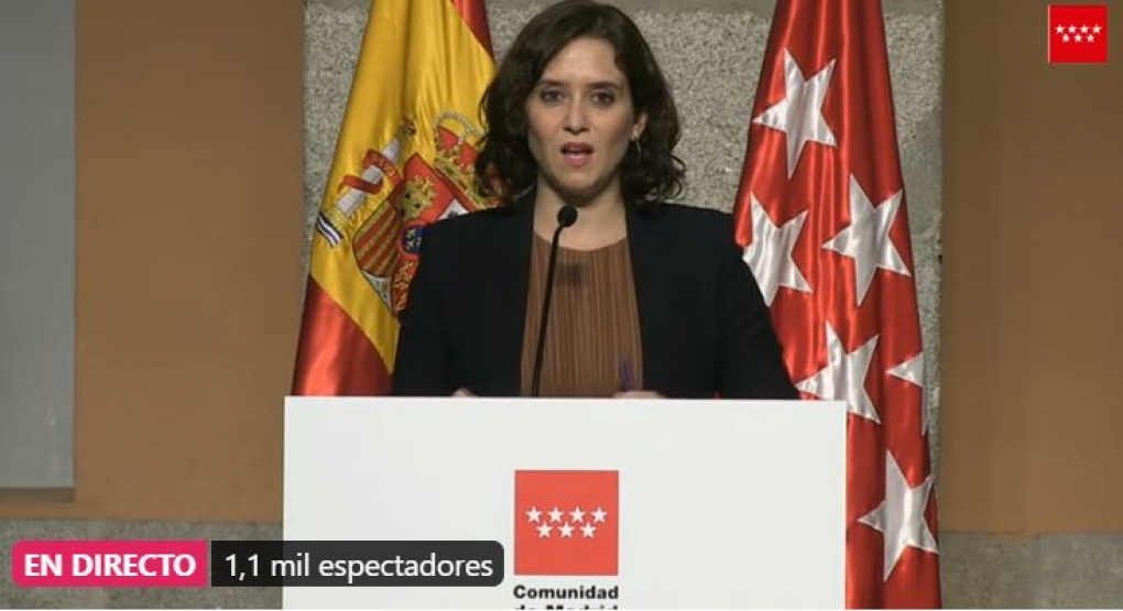Madrid confina 37 zonas de salud, cierra los parques y restringe las reuniones a un máximo de 6 personas para intentar frenar la pandemia por COVID-19