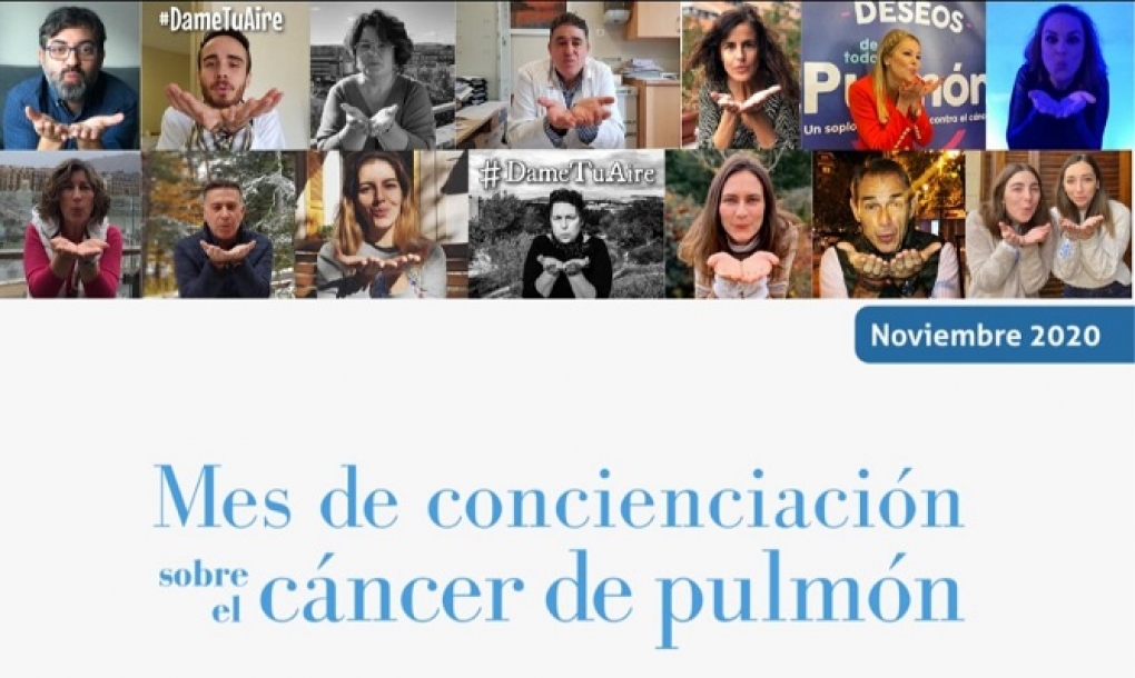 Campaña de concienciación sobre el cáncer de pulmón con el lema &#8216;Dame Tu Aire&#8217;