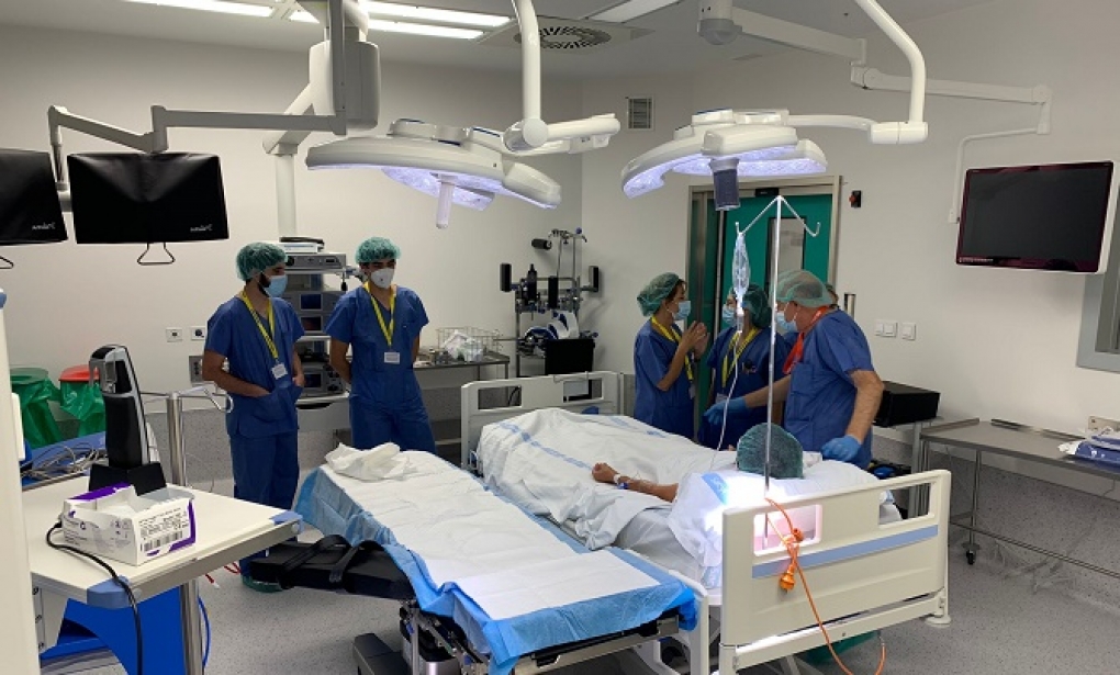 Primera operación de Traumatología en el nuevo hospital de Salamanca