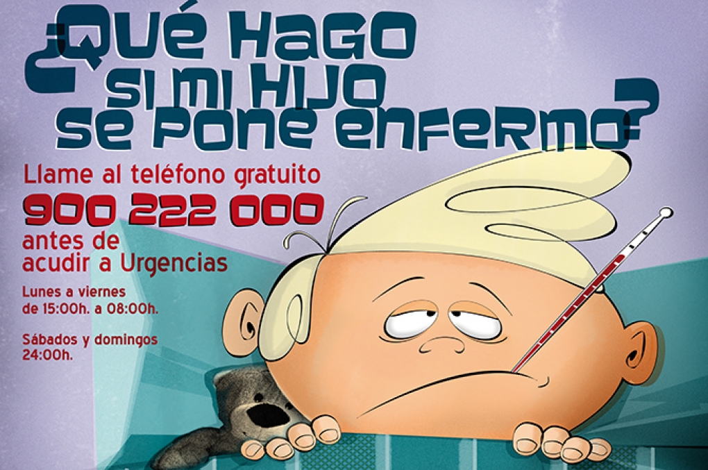 El teléfono de Urgencias Pediátricas recibió 2.095 consultas de Salamanca en 2014