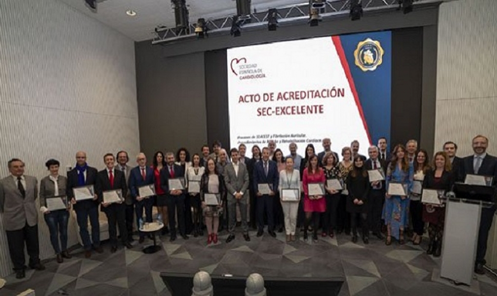 La SEC reconoce la calidad asistencial en Cardiología de 24 hospitales españoles