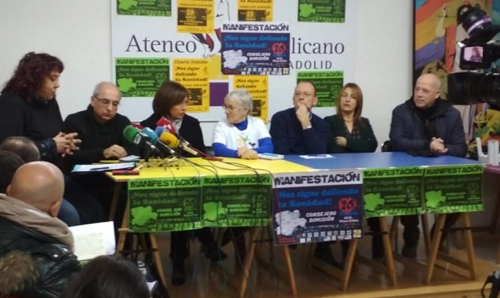 Las plataformas por la Sanidad Pública piden la dimisión de Sáez Aguado en la antesala de una protesta «histórica»