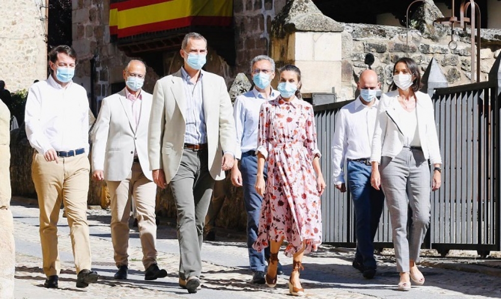 Los Reyes apoyan la reconstrucción de Castilla y León tras la pandemia, que hoy deja otros 9 casos positivos de COVID-19