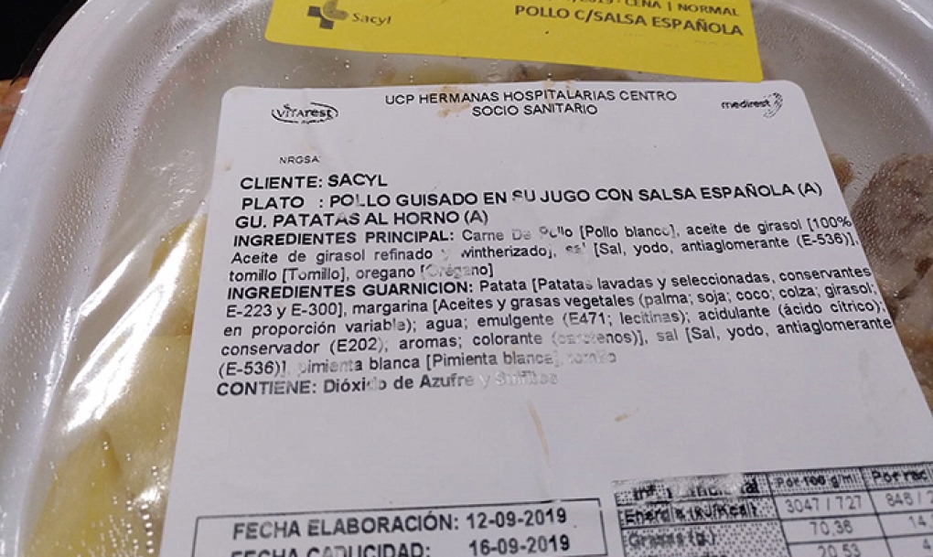 La empresa encargada del ‘catering’ del personal de guardia exime a Sacyl de la responsabilidad por las incidencias con los menús