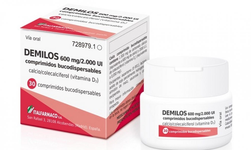 Italfarmaco lanza en España Demilos 600 mg/2.000 UI, una novedad terapéutica para pacientes con deficiencia de calcio y vitamina D