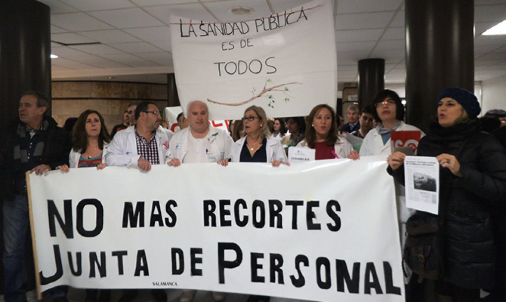 La Junta de Personal acepta incrementar los efectivos del hospital de Salamanca con 149 profesionales más