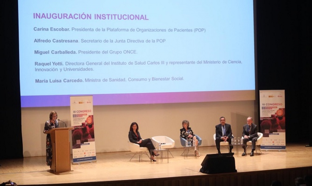 Carcedo reivindica la necesidad de transformar el sistema sanitario para abordar la cronicidad