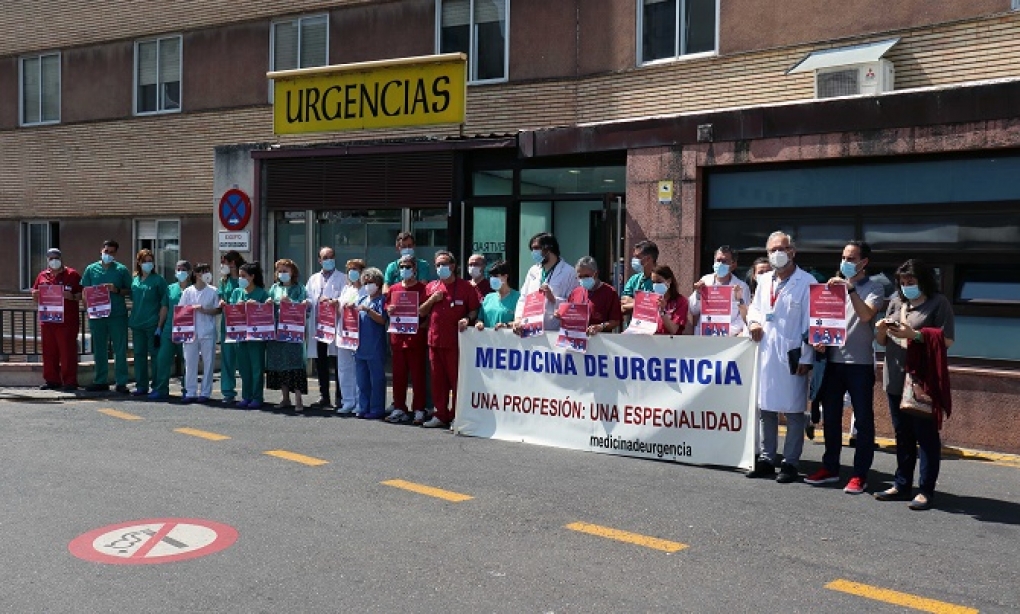 Apoyo masivo en toda España a las concentraciones para exigir la especialidad de Urgencias y Emergencias
