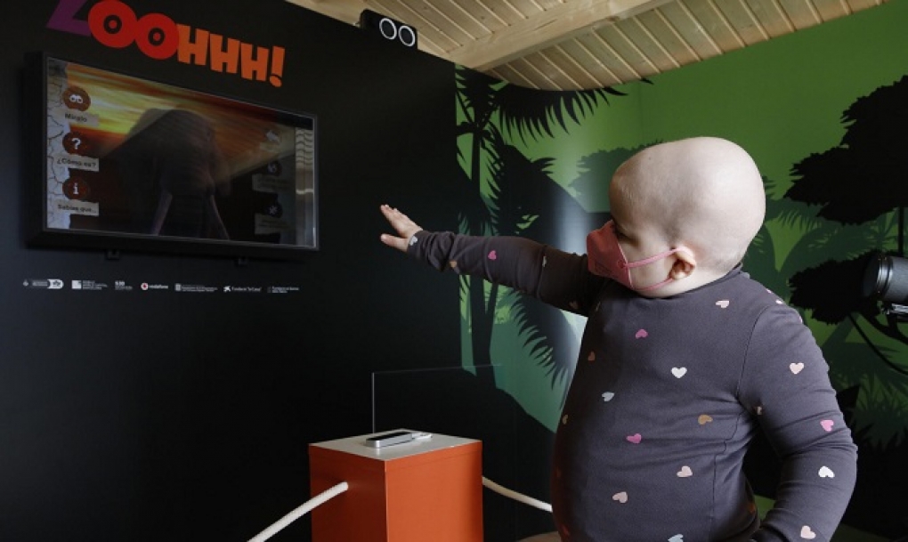 ¡ZOOHHH!, un proyecto que permite a los niños ingresados interactuar virtualmente con animales