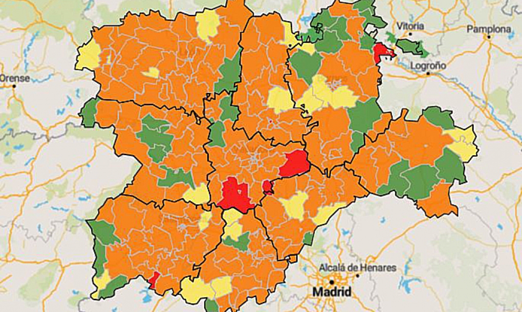 La epidemia de coronavirus deja 1.120 casos más en Castilla y León, donde han fallecido otras seis personas con COVID-19