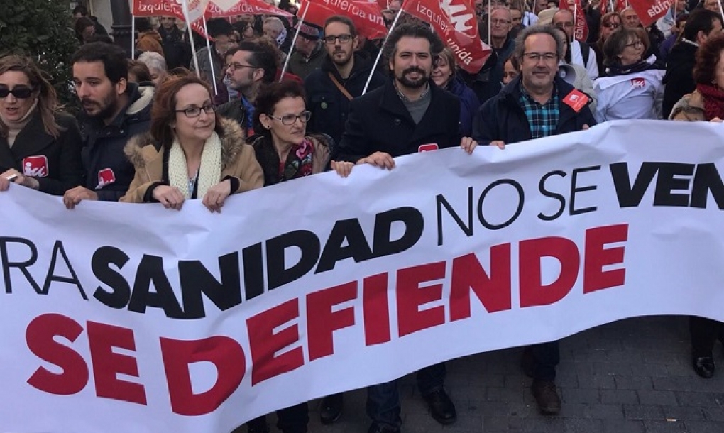 IU llama a la movilización del domingo en Salamanca ante la grave situación sanitaria, de forma especial en la Atención Primaria de las zonas rurales