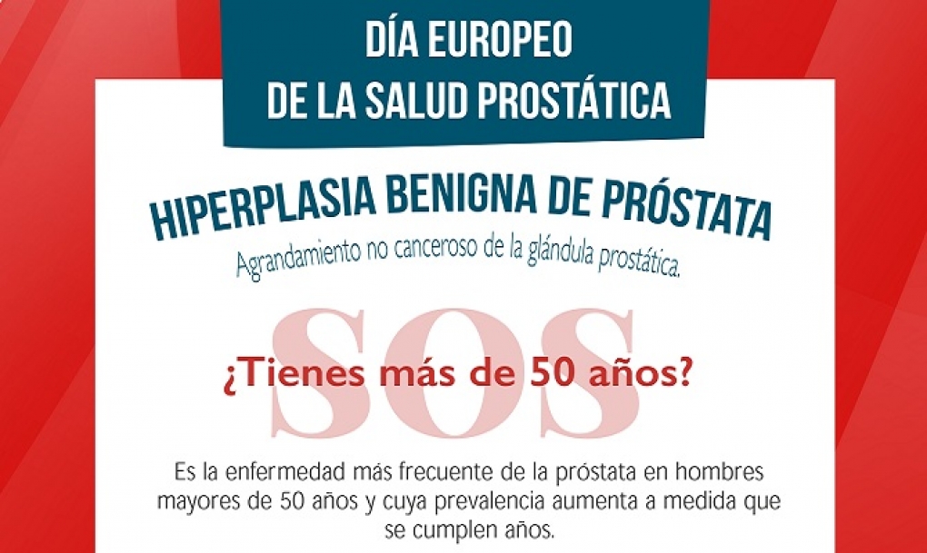 Hiperplasia benigna de próstata: un problema que afecta a la mitad de los hombres mayores de 50 años