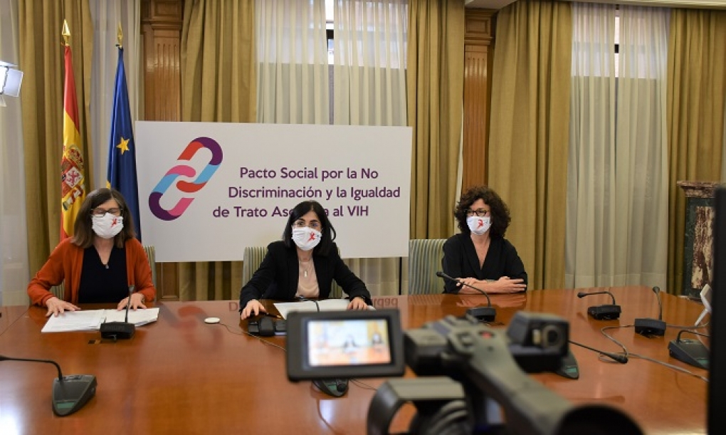 Darias reafirma el compromiso del Gobierno de España para poner fin en 2030 a la epidemia de sida como amenaza para la salud pública