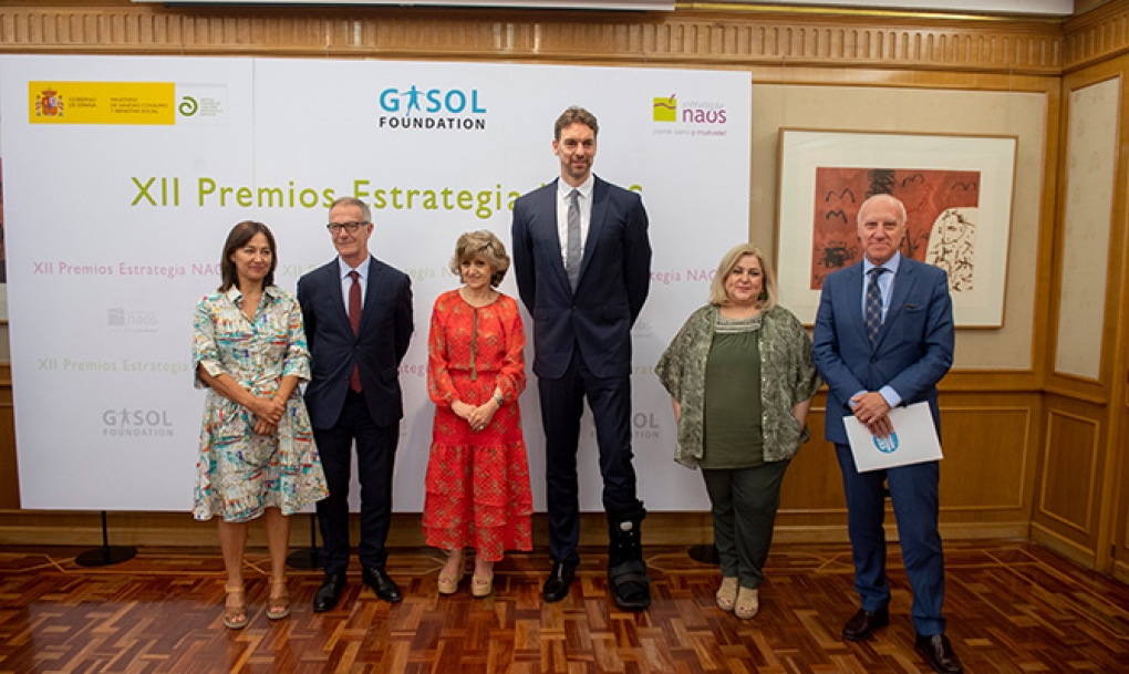 Pau Gasol recibe el Premio Especial de la Estrategia NAOS por su liderazgo en la difusión de hábitos saludables