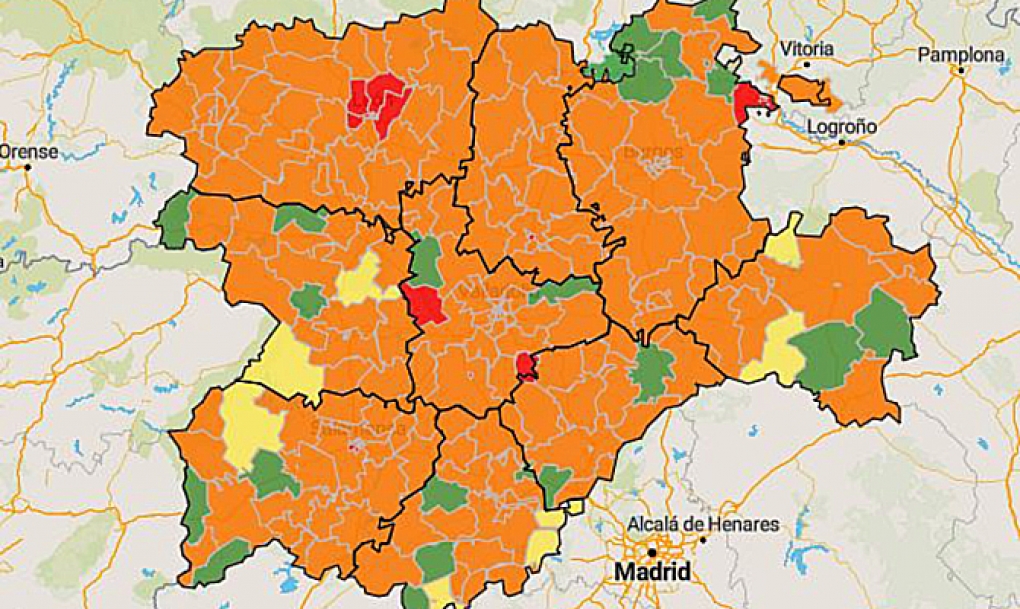 Los contagios de coronavirus siguen sin freno en Castilla y León, que suma 1.406 casos y 15 fallecimientos por COVID-19