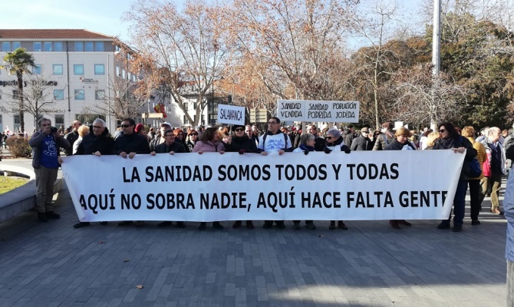 Castilla y León se echa a la calle por la sanidad pública