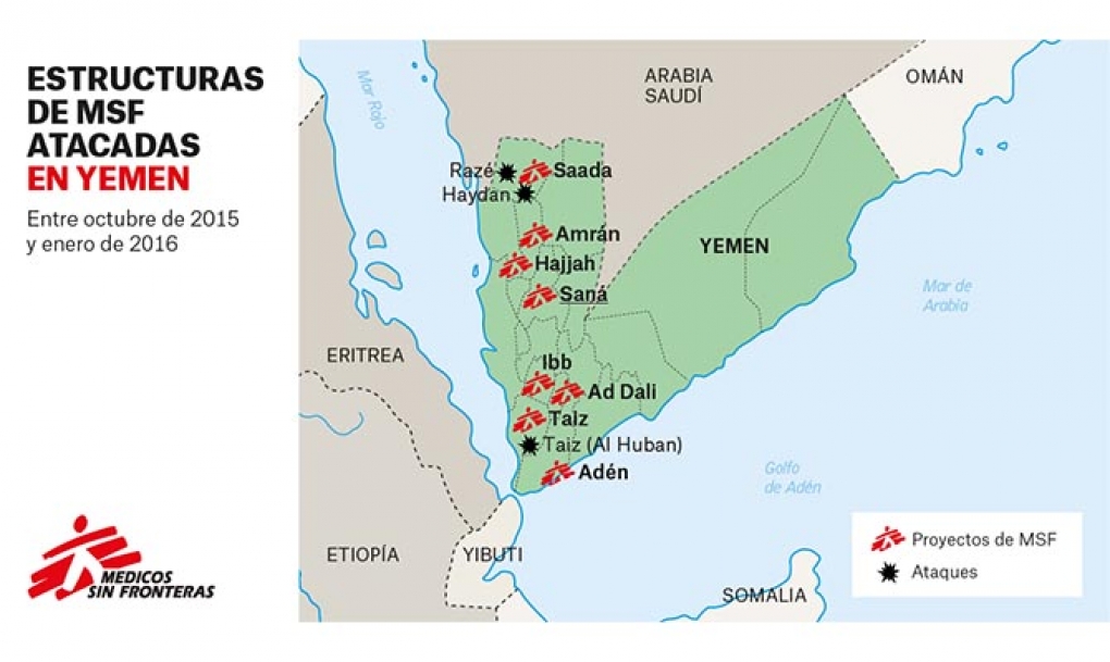M&eacute;dicos sin Fronteras exige respuestas a los ataques contra instalaciones m&eacute;dicas en Yemen