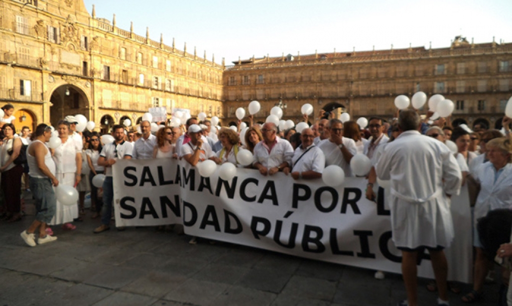 Moción en el Ayuntamiento de Salamanca para apoyar la manifestación regional en defensa de la sanidad pública