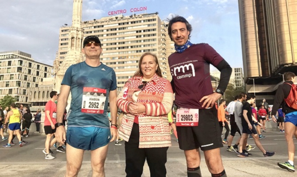 Un paciente de mieloma múltiple y su médico corren la maratón de Madrid para recaudar fondos y apoyar la investigación