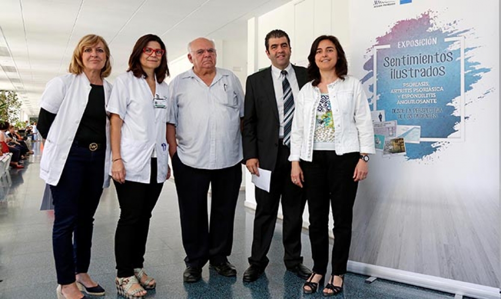 Una exposición refleja el impacto de la psoriasis en los pacientes, un millón en España