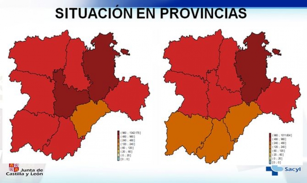 Descienden a 296 los nuevos casos de COVID-19 en Castilla y León, que notifica otros 18 fallecimientos