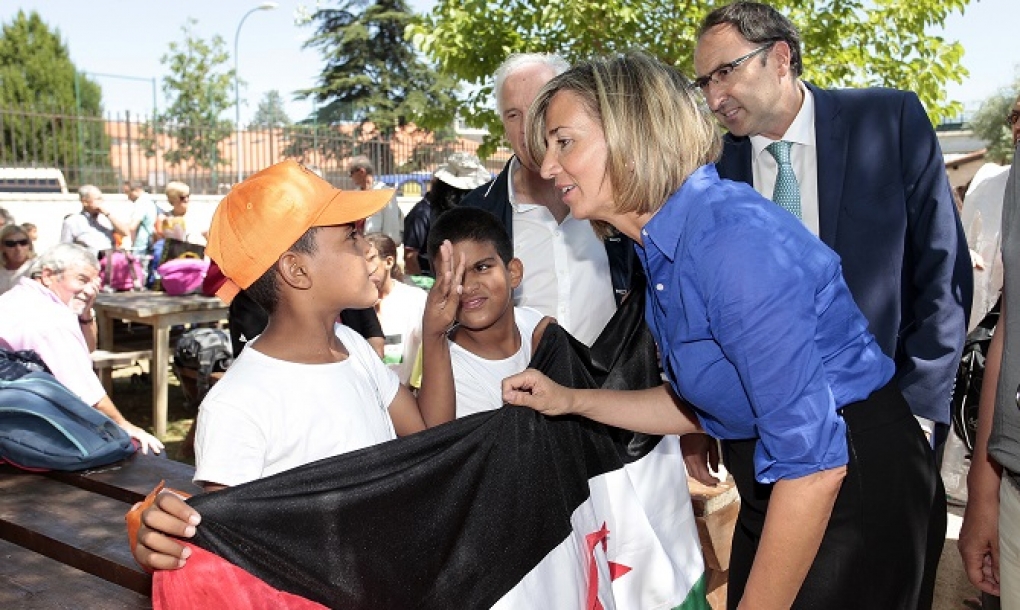 250 menores de los campos de refugiados del Sáhara ya están con sus familias de acogida en Castilla y León
