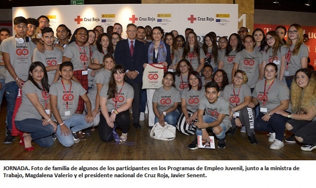 Cruz Roja da oportunidades de empleo a más de 22.700 jóvenes en toda España