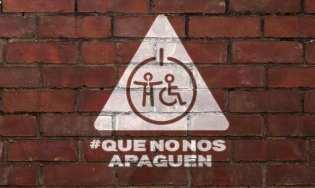 La campaña &#8216;QueNoNosApaguen&#8217; denuncia la pérdida de derechos de las personas con discapacidad durante la pandemia
