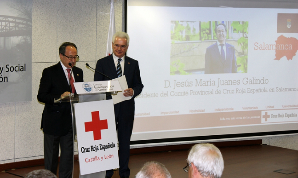 Jesús Juanes Galindo renueva como presidente provincial de Cruz Roja en Salamanca