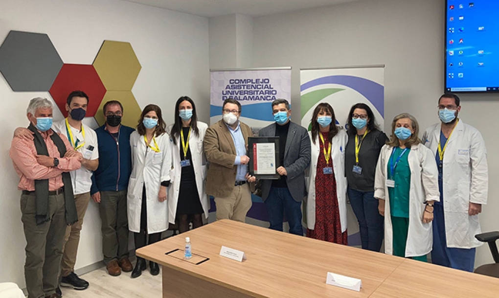 Reconocimiento al hospital de Salamanca por su unidad de atención a pacientes con enfermedad inflamatoria intestinal