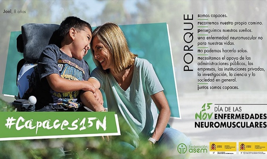Personas con enfermedades neuromusculares reclaman en su Día Nacional apoyos para lograr una sociedad igualitaria en derechos y oportunidades