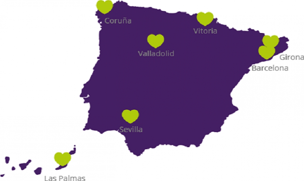Siete ciudades españolas se suman a la campaña global &#8216;Muévete por la IC&#8217;