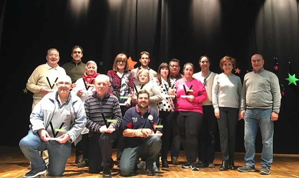 Asprodes reconoce a 11 voluntarios por su compromiso con la mejora de la calidad de vida de las personas con discapacidad intelectual y sus familias
