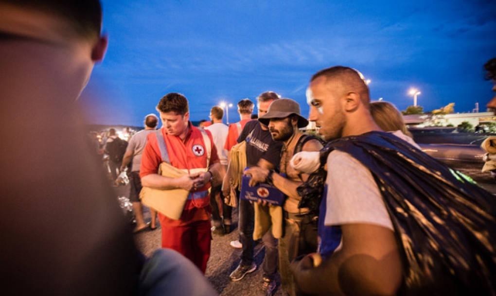 Cruz Roja alerta sobre el grave impacto del frío y las lluvias en los refugiados que atraviesan Europa