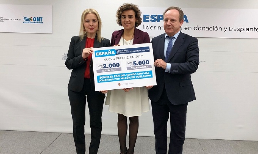 Otro récord para España con 6 donantes al día y 14 trasplantes diarios hasta superar por primera vez los 5.000 anuales