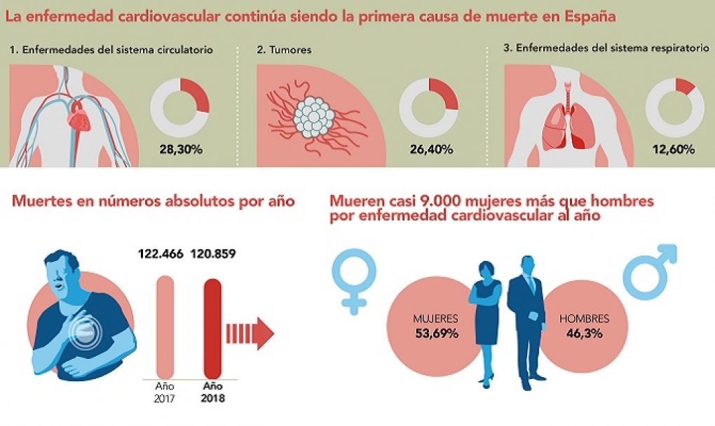 El sur de España y Levante encabezan la mortalidad cardiovascular del ...