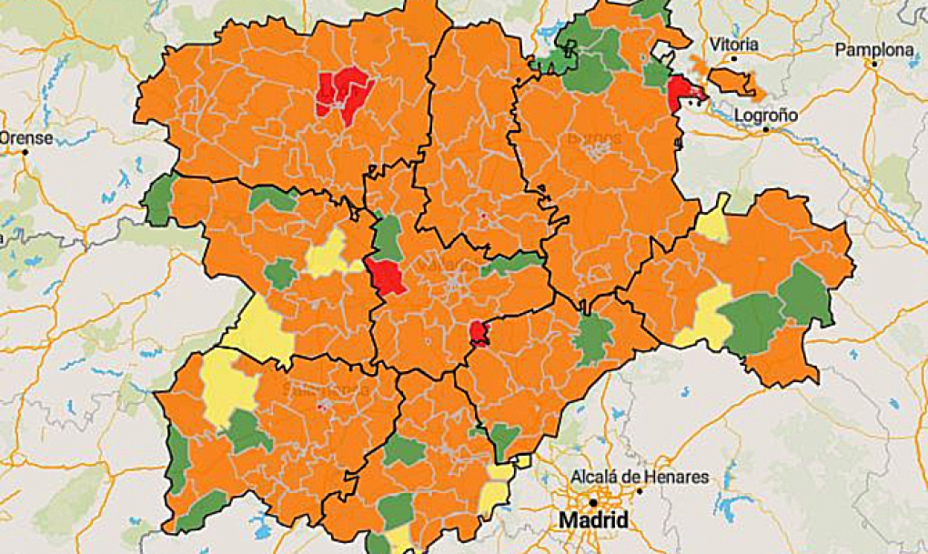 Los contagios de coronavirus siguen sin freno en Castilla y León, que ...